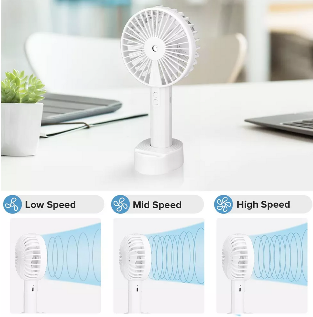 BUY 1 GET 1 FREE --Hand Rechargeable Fan